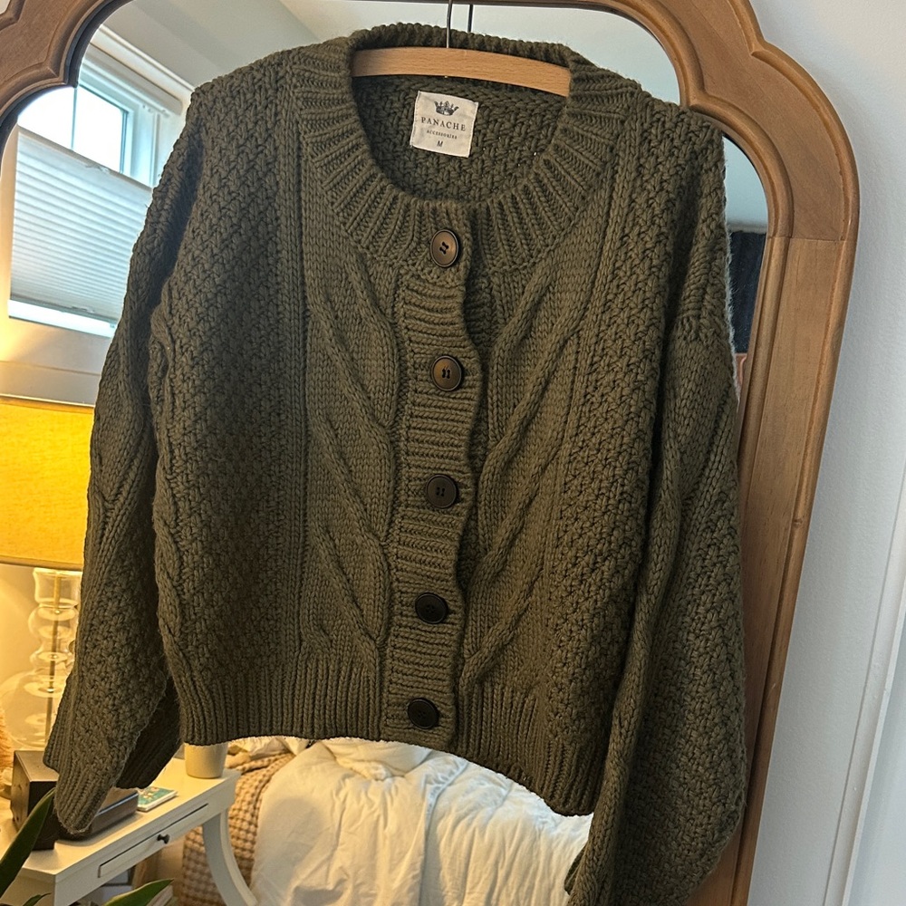 Chunky knit cardigan
